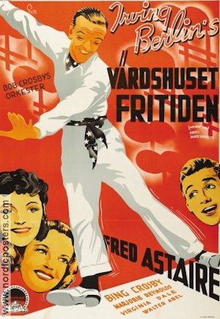 Värdshuset Fritiden 1942 poster Fred Astaire Musik: Irving Berlin