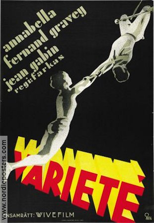 Varieté 1935 movie poster Annabella Jean Gabin Circus