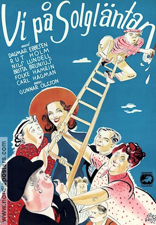 Vi på solgläntan 1939 movie poster Dagmar Ebbesen Rut Holm