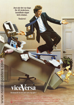 Vice Versa 1988 poster Judge Reinhold Fred Savage Swoosie Kurtz Brian Gilbert