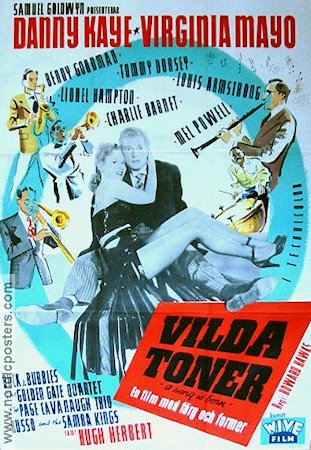 A Song is Born 1949 movie poster Danny Kaye Virginia Mayo Benny Goodman Howard Hawks Jazz Musicals