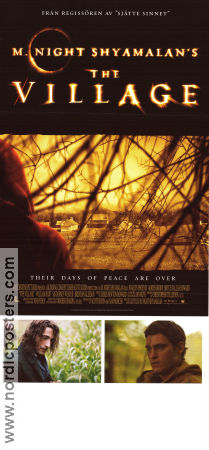 The Village 2004 poster Sigourney Weaver William Hurt Joaquin Phoenix M Night Shyamalan