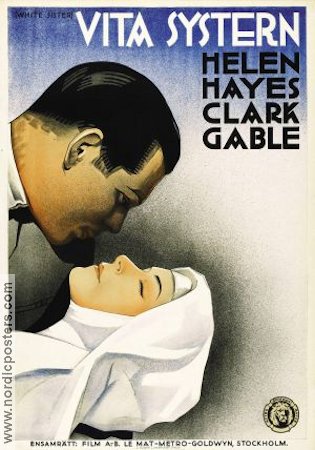 The White Sister 1933 movie poster Helen Hayes Clark Gable