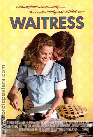 Waitress 2007 movie poster Keri Russell Nathan Fillion Adrienne Shelly Food and drink