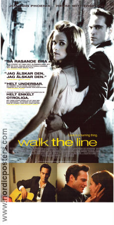 Walk the Line 2005 movie poster Joaquin Phoenix Reese Witherspoon Ginnifer Goodwin James Mangold Find more: Johnny Cash