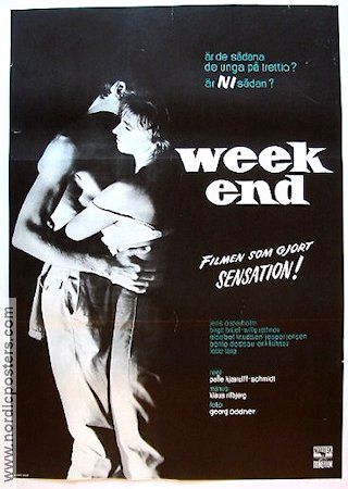 Weekend 1963 movie poster Jens Österholm Denmark