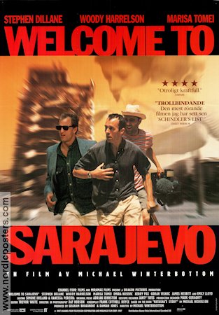 Welcome to Sarajevo 1997 movie poster Stephen Dillane Woody Harrelson Michael Winterbottom