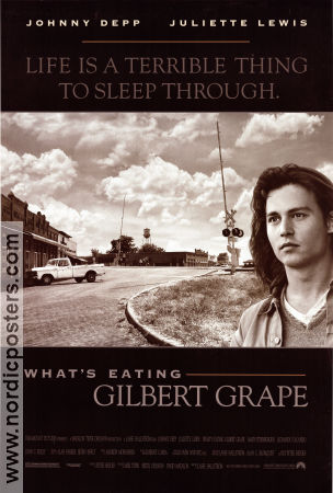 What´s Eating Gilbert Grape 1993 poster Johnny Depp Leonardo DiCaprio Juliette Lewis Lasse Hallström