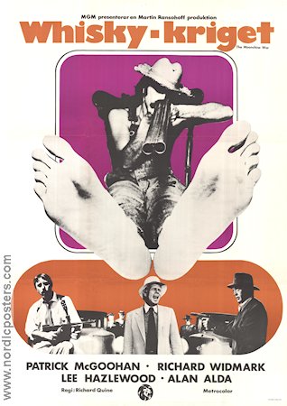 The Moonshine War 1971 movie poster Richard Widmark Lee Hazelwood Alan Alda Richard Quine Guns weapons
