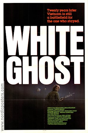 White Ghost 1988 movie poster William Katt Rosalind Chao Martin Hewitt BJ Davis