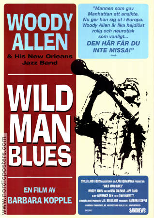 Wild Man Blues 1997 movie poster Woody Allen Barbara Kopple Documentaries Jazz