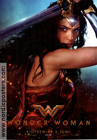 Wonder Woman 2017 movie poster Gal Gadot Chris Pine Robin Wright Patty Jenkins Find more: DC Comics