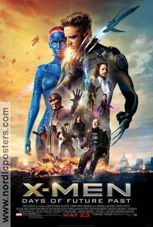 X-Men Days of Future Past 2014 poster Hugh Jackman James McAvoy Patrick Stewart Bryan Singer Hitta mer: Marvel Från serier