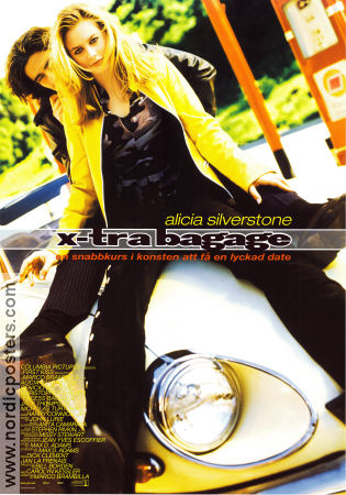 X-tra bagage 1997 poster Alicia Silverstone Benicio Del Toro Christopher Walken Marco Brambilla Bilar och racing