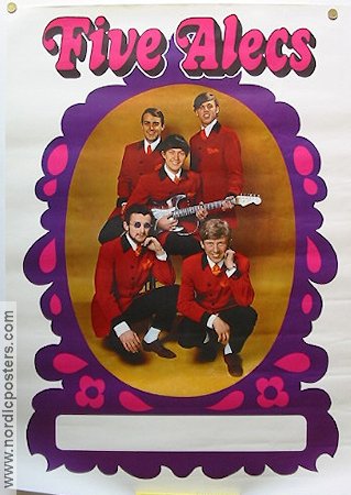Five Alecs 1968 affisch Hitta mer: Concert poster Hitta mer: Dansband Rock och pop
