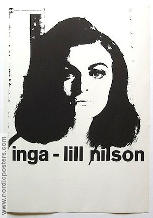 Inga-Lill Nilsson 1968 poster Find more: Concert poster