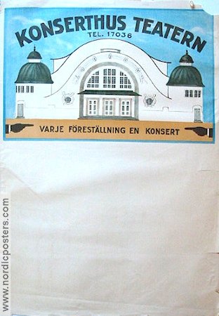 Konserthusteatern 1935 affisch Hitta mer: Konsterhuset