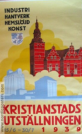 Kristianstadsutställningen Reklam 1939 affisch Hitta mer: Advertising