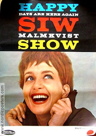 Siw Malmkvist Show 1968 affisch Siw Malmkvist