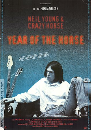 Year of the Horse 1997 poster Neil Young Jim Jarmusch Rock och pop