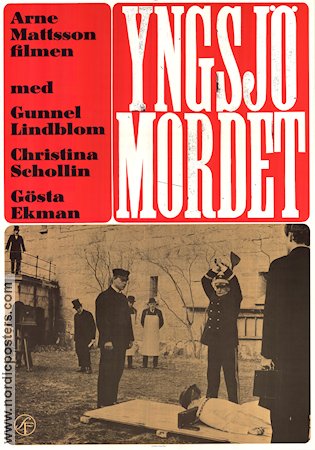 Yngsjömordet 1966 movie poster Gunnel Lindblom Christina Schollin Gösta Ekman Arne Mattsson