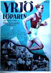 Yrjö löparen 1939 poster Orvo Saaikivi Eric Rohman art Sport Finland