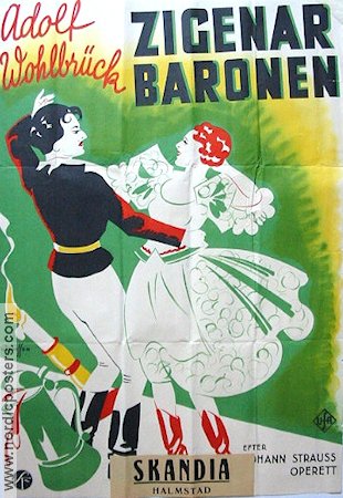Zigeunerbaron 1935 movie poster Adolf Wohlbrück
