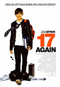 17 Again 2009 movie poster Zac Efron Matthew Perry Leslie Mann Burr Steers