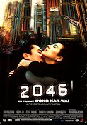 2046 2004 poster Li Gong Kar-Wai Wong Filmen från: Hong Kong