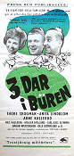 3 dar i buren 1963 poster Anita Lindblom Thore Skogman Arne Källerud Sven Ingvars