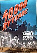 40000 ryttare 1947 poster Grant Taylor Filmen från: Australia