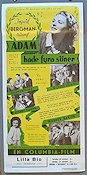 Adam had Four Sons 1941 movie poster Ingrid Bergman Susan Hayward Warner Baxter