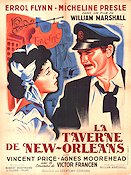 Adventures of Captain Fabian 1951 movie poster Errol Flynn Micheline Presle