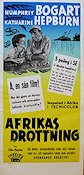 The African Queen 1951 poster Humphrey Bogart John Huston The African Queen 1951 poster Humphrey Bogart John Huston