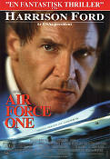 Air Force One 1997 poster Harrison Ford Gary Oldman Wolfgang Petersen Flyg Politik