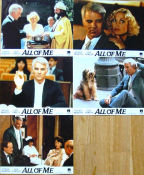 All of Me 1984 lobby card set Steve Martin Lily Tomlin