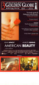 American Beauty 1999 poster Kevin Spacey Annette Bening Thora Birch Sam Mendes Blommor och växter