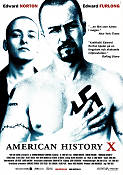 American History X 1998 poster Edward Norton Edward Furlong Beverly D´Angelo Tony Kaye Hitta mer: Nazi Politik