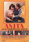 Anita ur en tonårsflickas dagbok 1973 movie poster Christina Lindberg Stellan Skarsgård Torgny Wickman