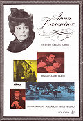 Anna Karenina 1970 poster Tatyana Samoilova Ryssland