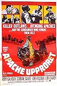 Apache Uprising 1965 movie poster Rory Calhoun Corinne Calvet John Russell RG Springsteen