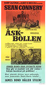 Åskbollen 1965 poster Sean Connery Claudine Auger Adolfo Celi Luciana Paluzzi Terence Young Text: Ian Fleming Dykning