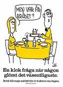 Ät mera bröd Staffan Lindén 1978 poster Find more: Brödinstitutet Poster artwork: Staffan Lindén Food and drink