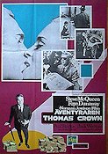 The Thomas Crown Affair 1968 movie poster Steve McQueen Faye Dunaway