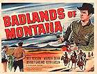 Badlands of Montana 1957 movie poster Rex Reason