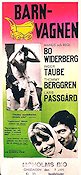 Barnvagnen 1963 movie poster Thommy Berggren Inger Taube Lars Passgård Bo Widerberg