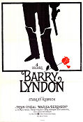 Barry Lyndon 1975 movie poster Ryan O´Neal Marisa Berenson Patrick Magee Stanley Kubrick Artistic posters