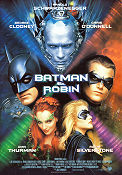 Batman and Robin 1997 movie poster Arnold Schwarzenegger George Clooney Uma Thurman Joel Schumacher Find more: Batman Find more: DC Comics From comics