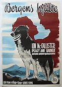 Thunder in the Valley 1947 movie poster Lon McCallister Peggy Ann Garner Edmund Gwenn Dogs Mountains