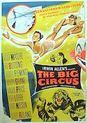 The Big Circus 1959 movie poster Victor Mature Peter Lorre Red Buttons Joseph M Newman Circus